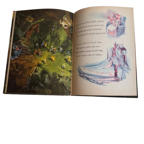 Safety Starring Roy Raccoon Rob Rabbit Book Two Pointers For Little Persons 1943 - Picture 12 of 16